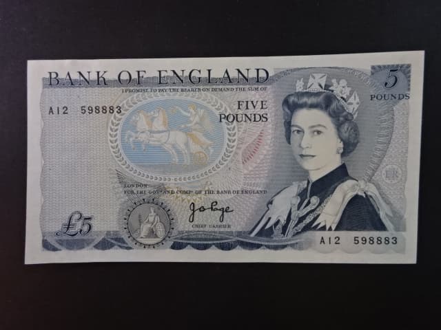5 Pounds 1971, BNB. B185a, Pi. 378b