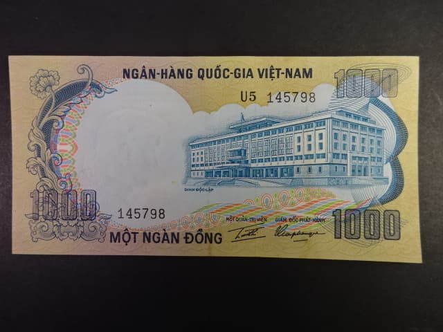 VIETNAM JIŽNÍ,100 Dong 1972, BNB. B136a, Pi. 34