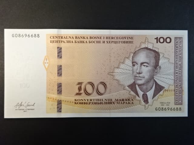 100 Convertible mark 2017 série G, BNB. B230b, Pi. 86