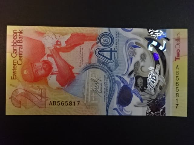 VÝCHODOKARIBSKÉ STÁTY, 2 Dollars 2023, BNB. B245a