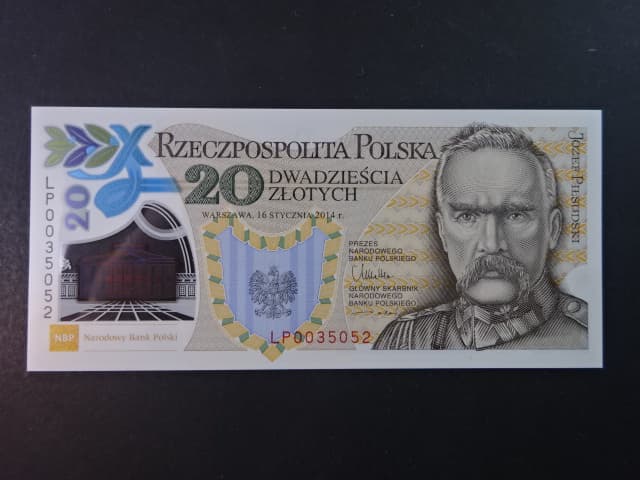 20 Zlotych 2014 pamětní, série LP, BNB BNP817a, Pi. 187