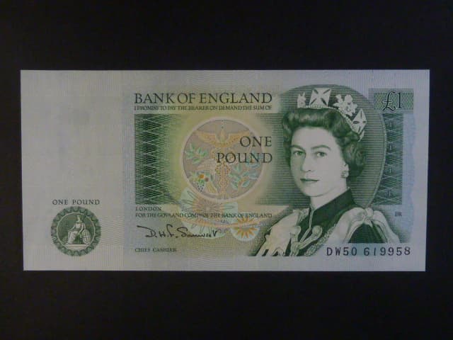 1 Pound 1981, BNB. 184a, Pi. 377b