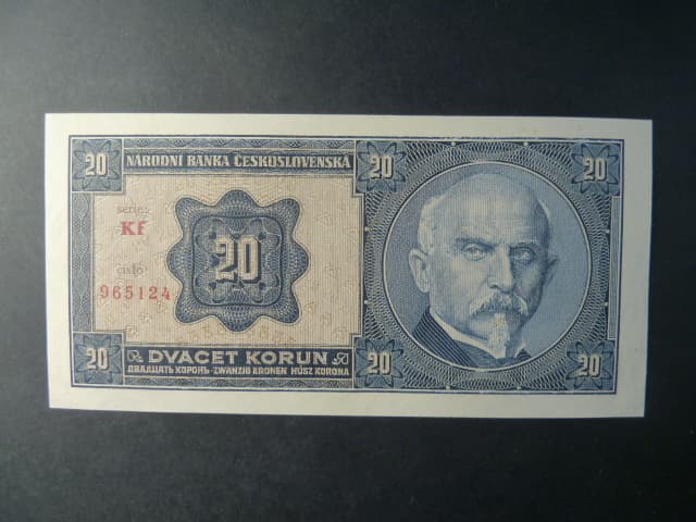 20 Kč 1926 série Kf