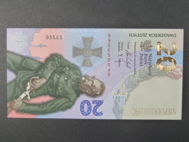 20 Zlotych 2020 pamětní, série RP, BNB BNP824a