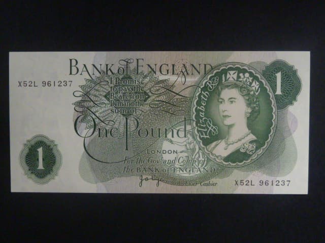 1 Pound 1970, BNB. B180g, Pi. 374