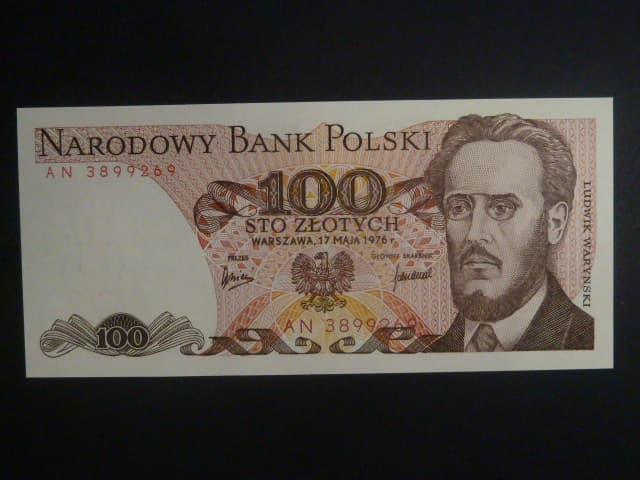 100 zlotych 1976, BNB B835b, Pi. 145