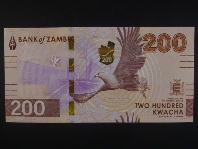 ZAMBIE, 200 Kwacha 2024, BNB. B175a