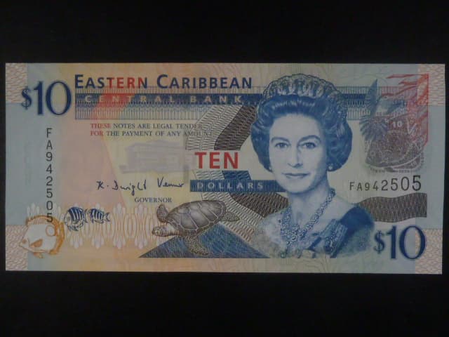 VÝCHODOKARIBSKÉ STÁTY, 10 Dollars 2008, BNB. B232a, Pi. 48