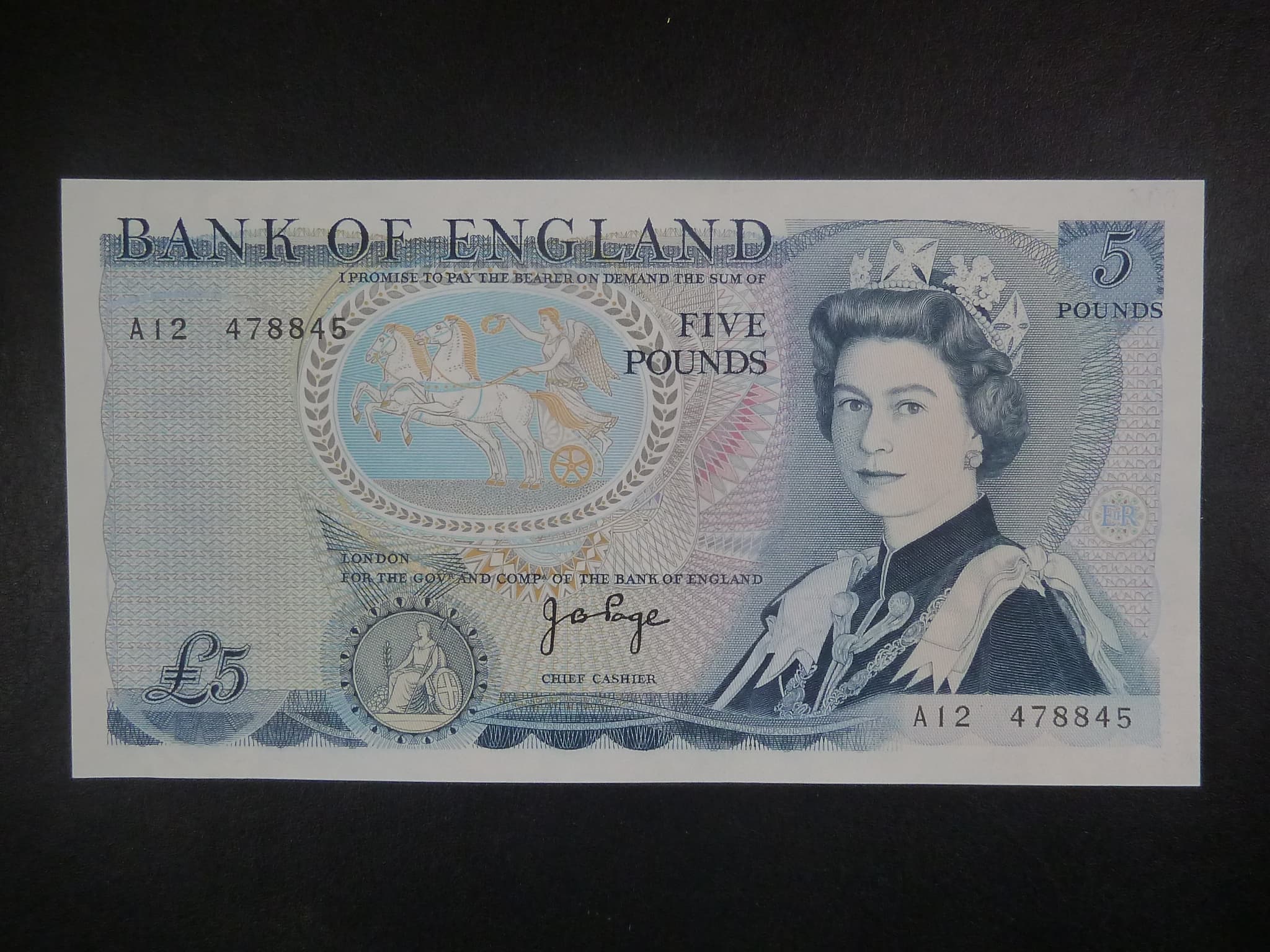 5 Pounds 1971, BNB. B185a, Pi. 378