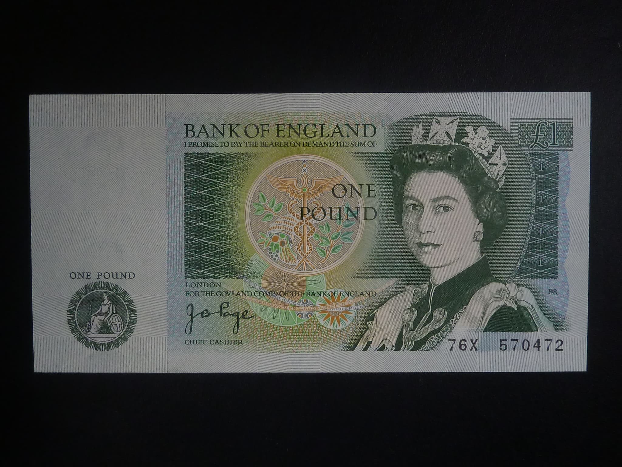 1 Pound 1978, BNB. B183a, Pi. 377a