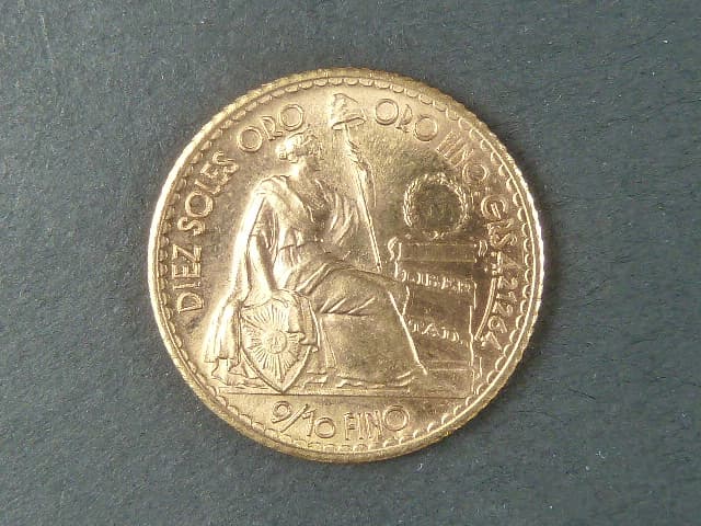 10 Soles 1965 Au 0,900, 4,69g