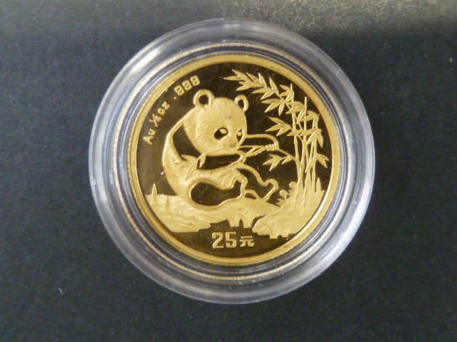 25 Yüan 1994, 7,78 g, 1/4 OZ Au 999/1000, KM359