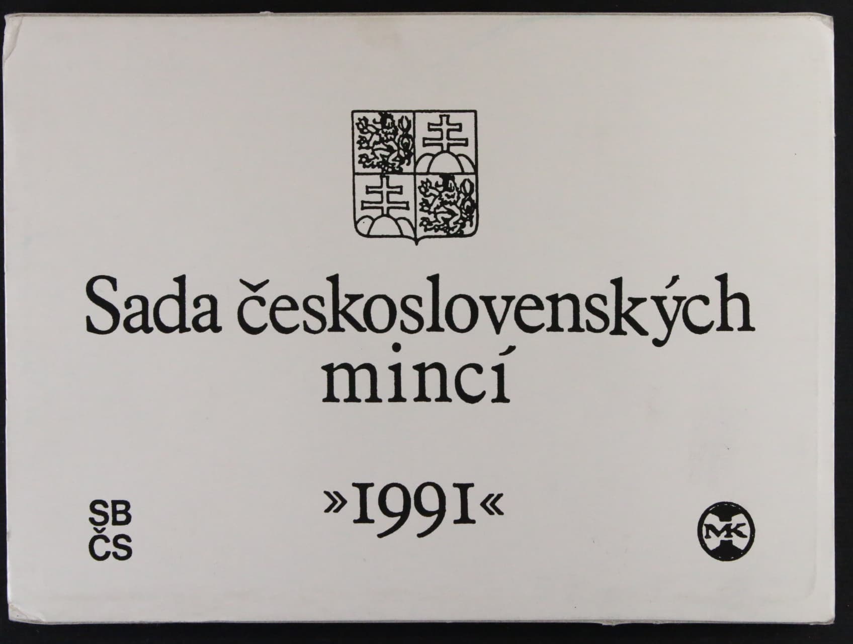 Sada oběžných mincí ČSFR 1991 s 10 Kčs