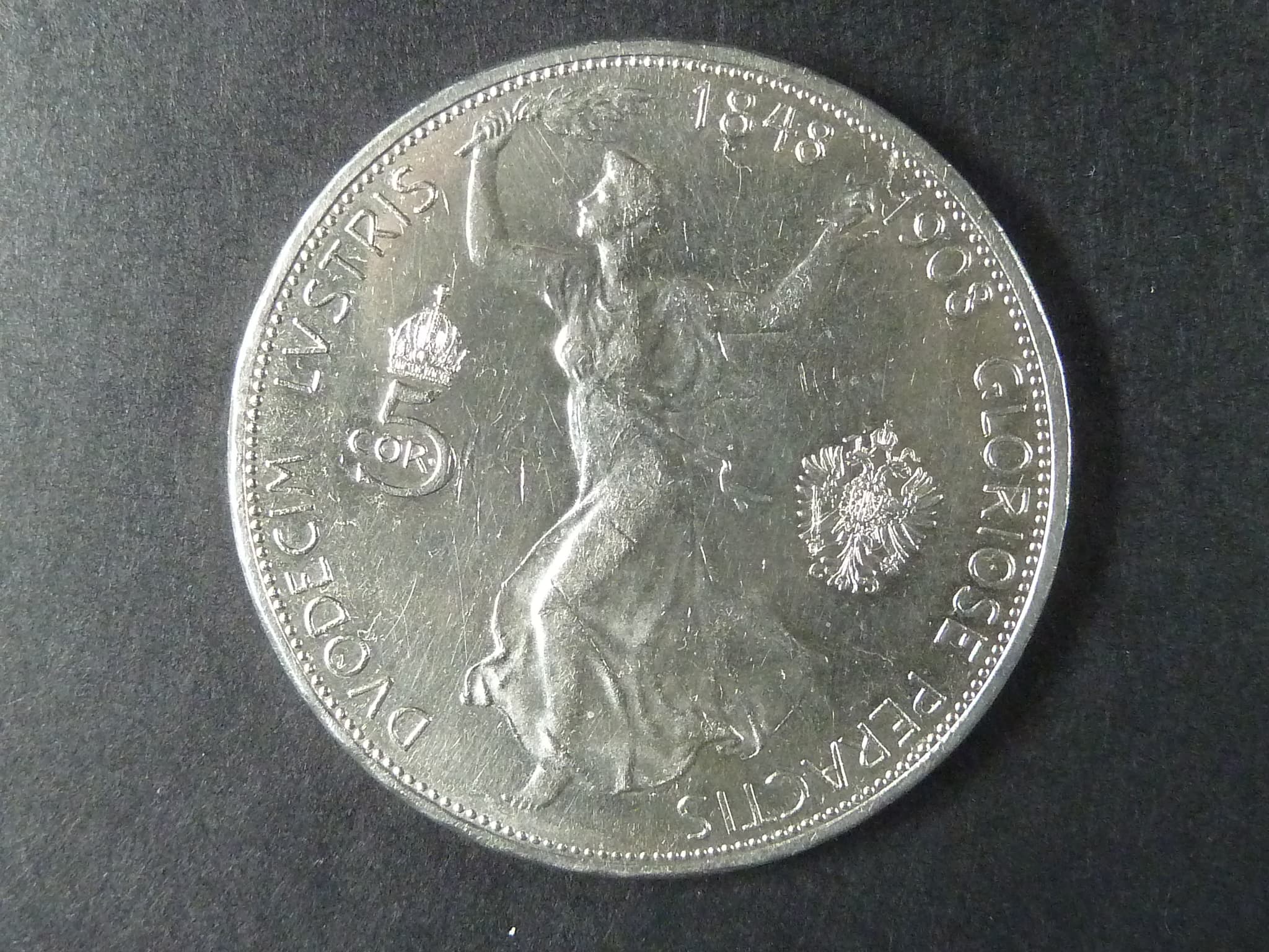 5 Koruna 1908 Jubilejní
