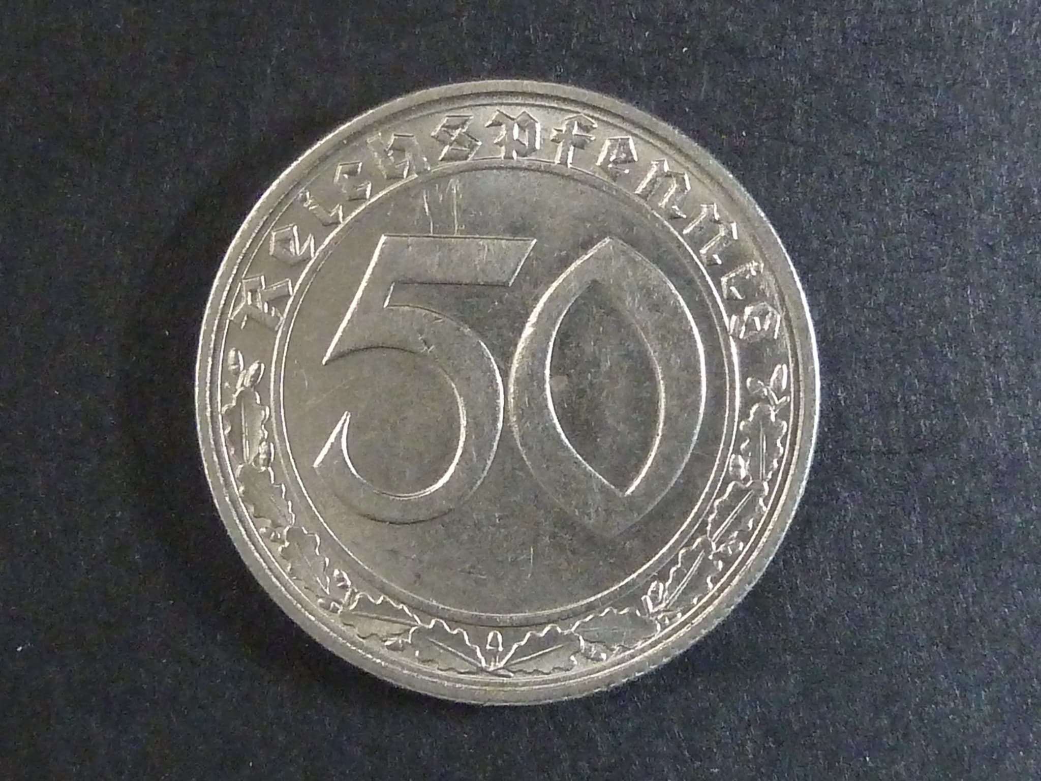 50 Reichspfennig 1938 D, J.365