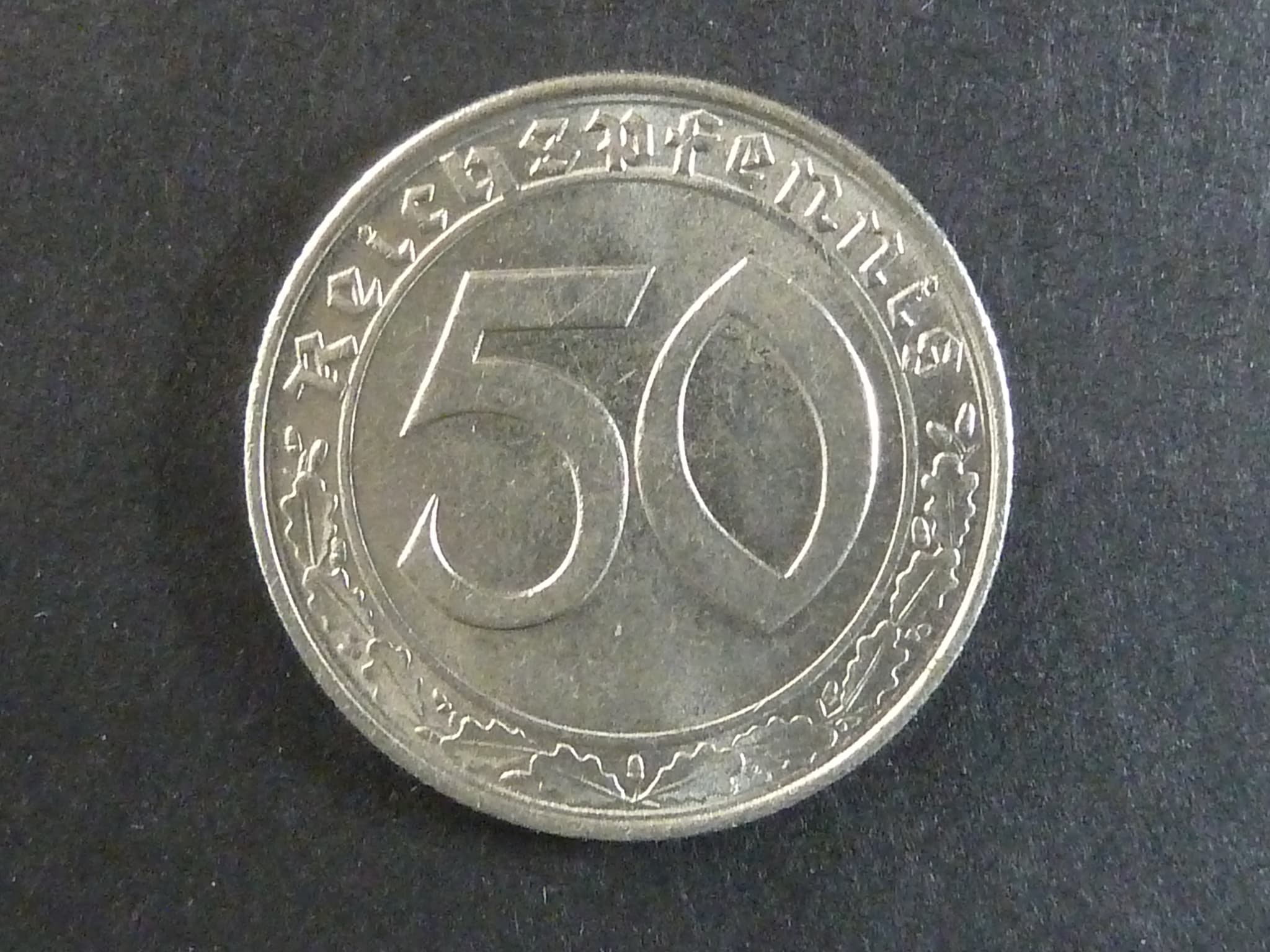 50 Reichspfennig 1938 E, J.365
