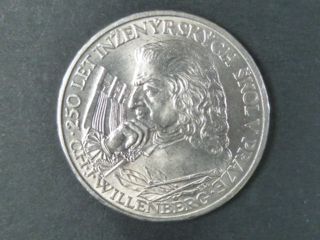 10 Kčs 1957, 250. výročí inženýrských škol v Praze