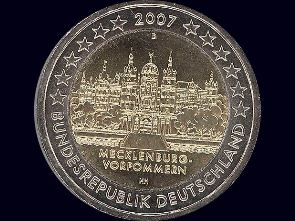 Německo 2 EUR 2007 D pamětní