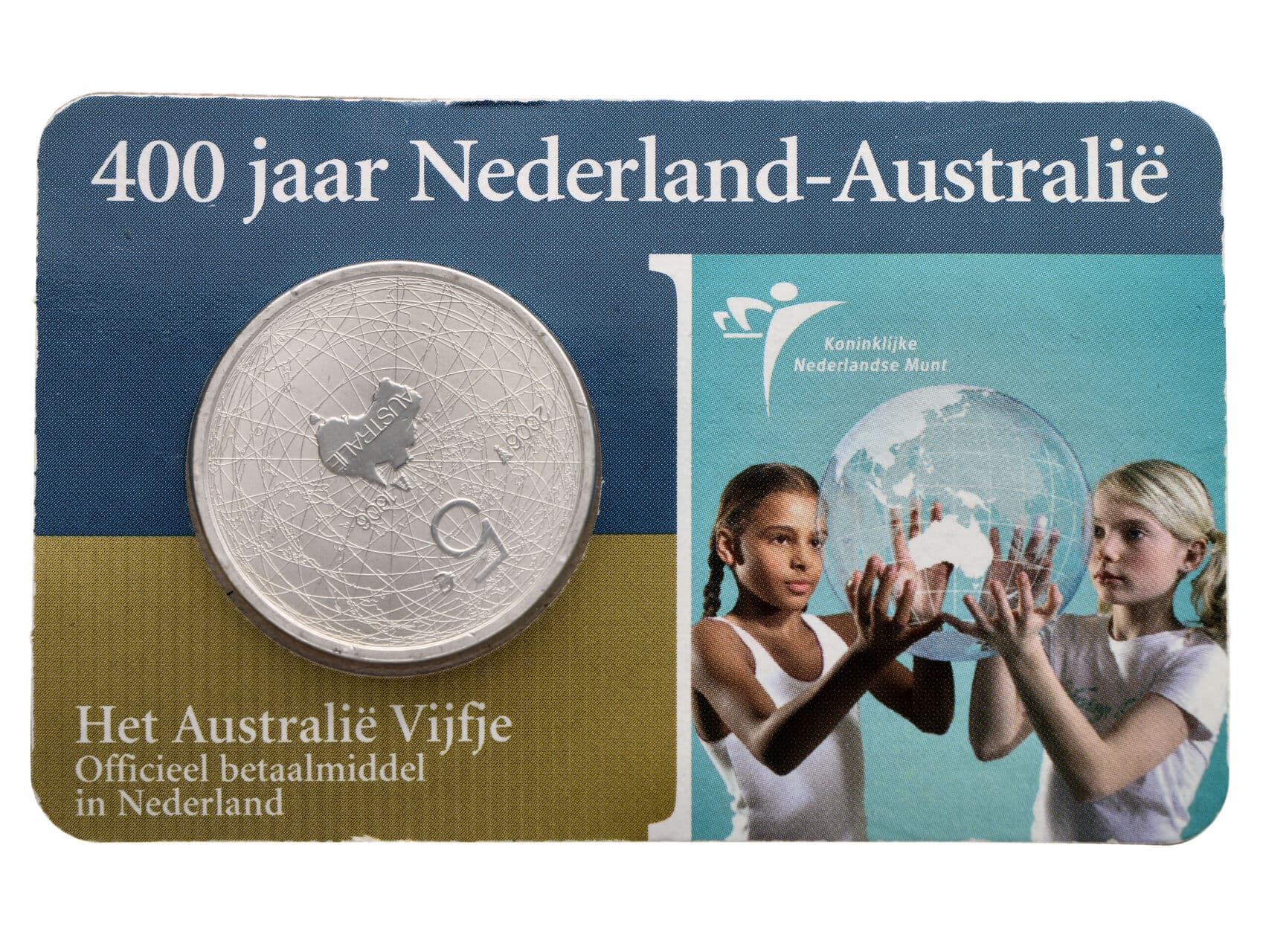 5 Euro 2006, přátelstvý s Australii, 0.925 Ag, 11,9g