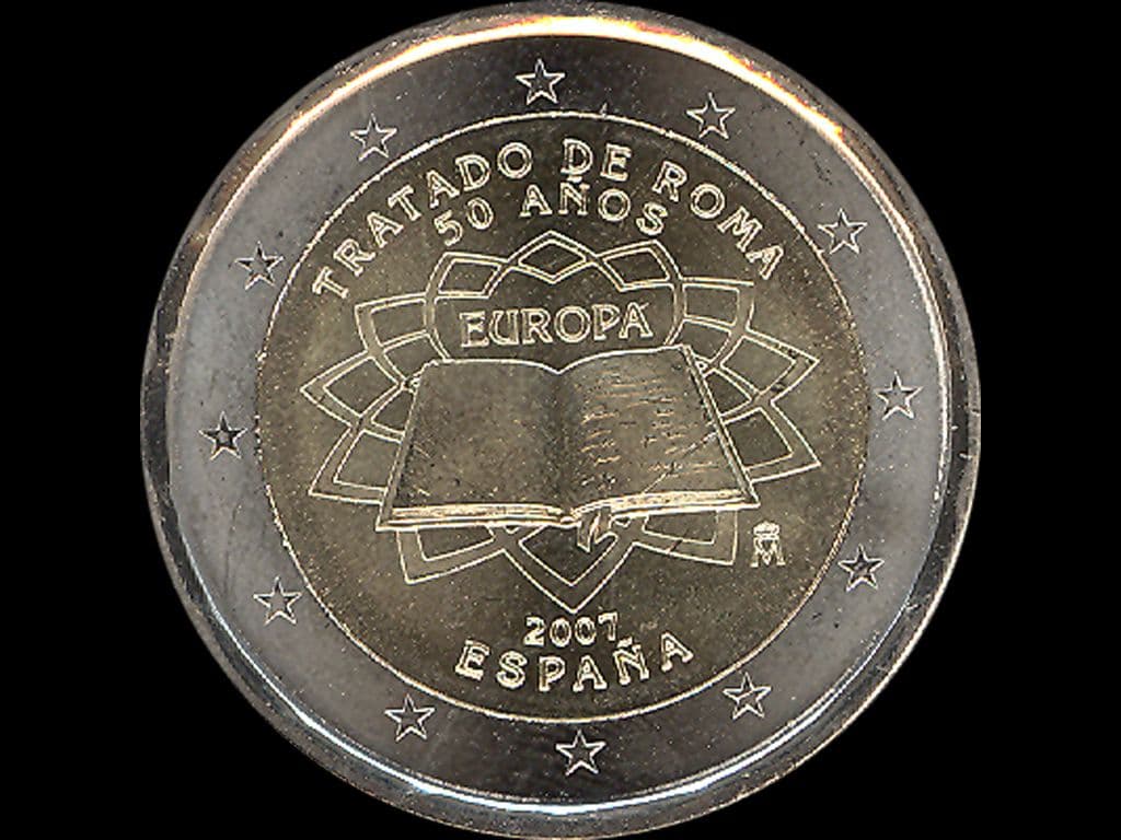 Španělsko 2 EUR 2007 pamětní - SPOLEČNÉ VYDÁNÍ
