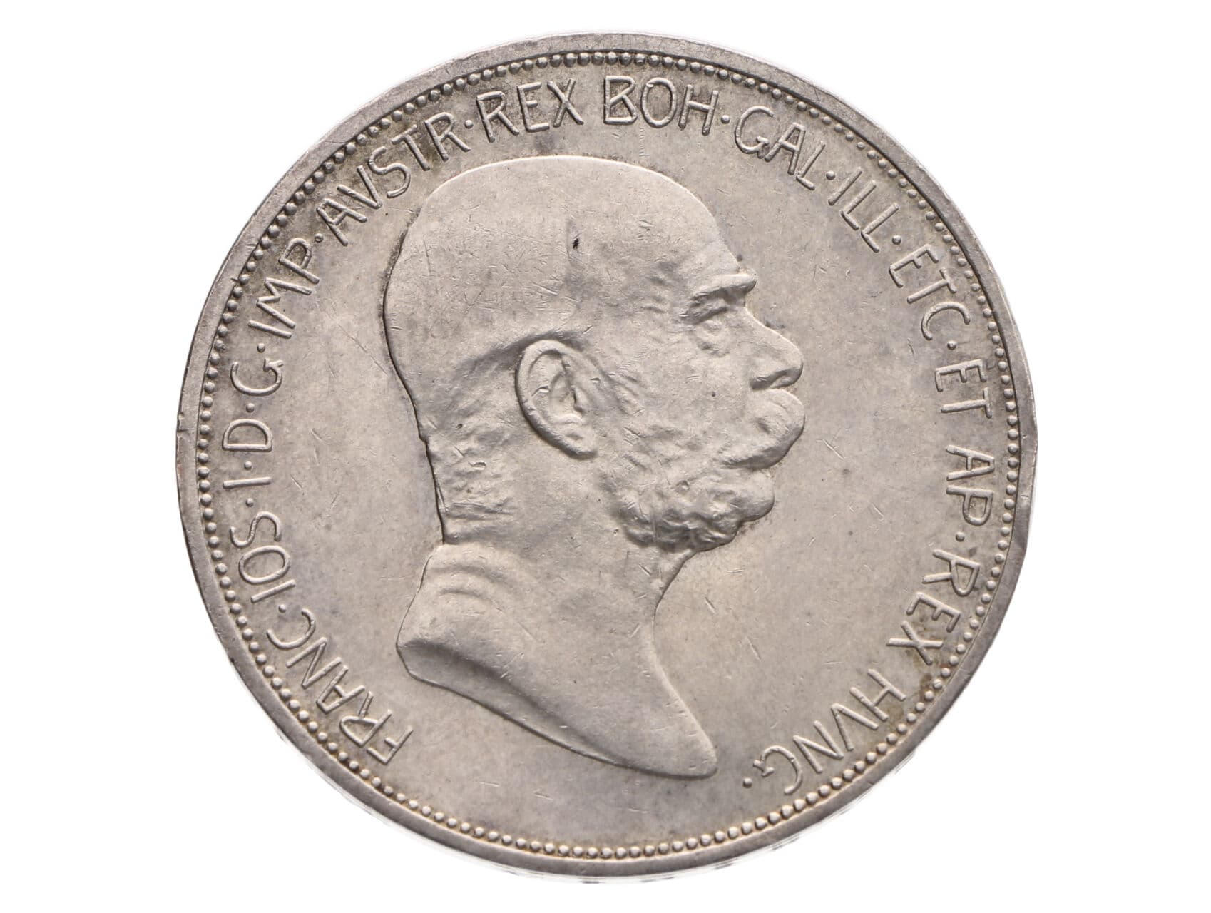5 Koruna 1848-1908, 60. výročí vlády Františka Josefa I._