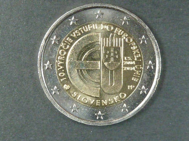 Slovensko 2 EUR 2014 pamětní 10.výročí vstupu SR do EU