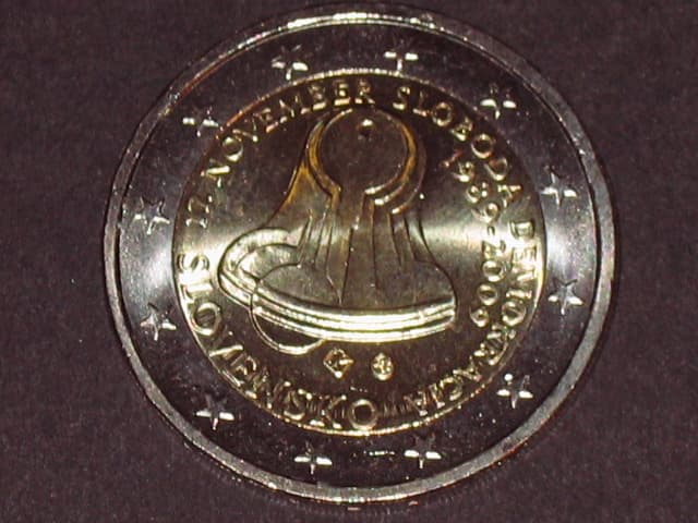 Slovensko 2 EUR 2009 pamětní 20.výročí 17.listopadu 1989