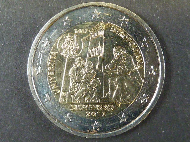 Slovensko 2 EUR 2017 pamětní 550.výročí Istropolitany