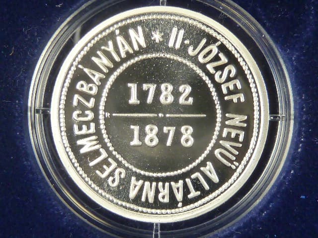1 Zlatník 1878 K.B. bansko-štiavnický, odražek Ag, novoražba, náklad 50 ks