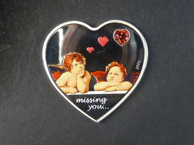 5 Dollar 2009 - "Missing you...", Ag 0.925, 25g