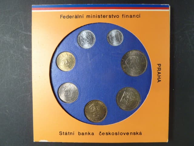 Sada oběžných mincí 1986