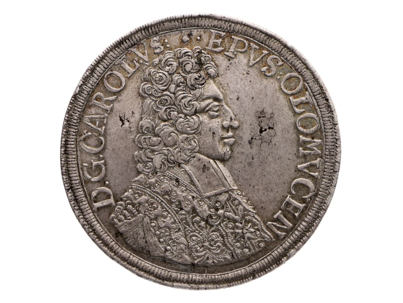 Olomouc biskupství, Karel III. vévoda Lotrinský, 1695-1711 - Tolar 1701, mincovna Kroměříž, 28,55 g., SV 571, Dav. 1205