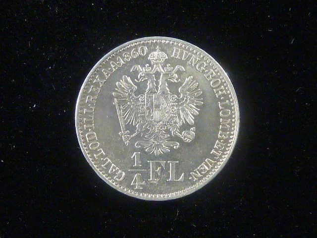 1/4 Zlatník 1860B
