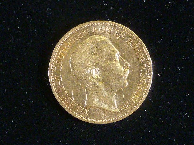 Prusko, Wilhelm II (1888-1918), 20 Mark 1899 A, J. 252