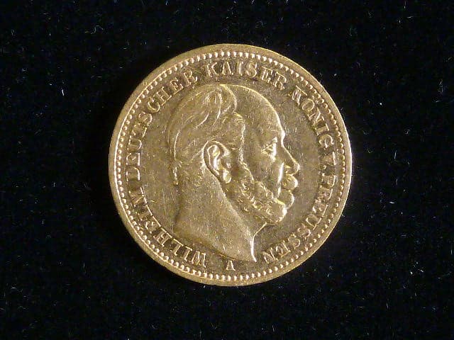 Prusko, Wilhelm I (1861-1888), 20 Mark 1885 A, J. 246