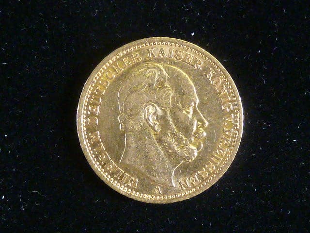 Prusko, Wilhelm I (1861-1888), 20 Mark 1876 A, J. 246