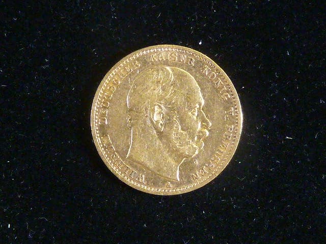Prusko, Wilhelm I (1861-1888), 10 Mark 1880 A, J. 245