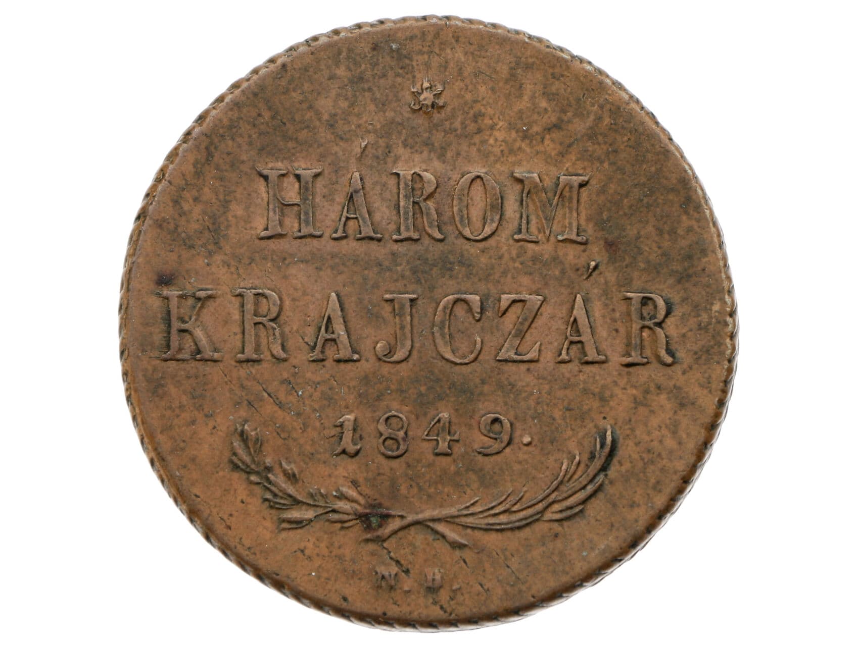 Revoluce - Három Krajczár 1849 N.B._