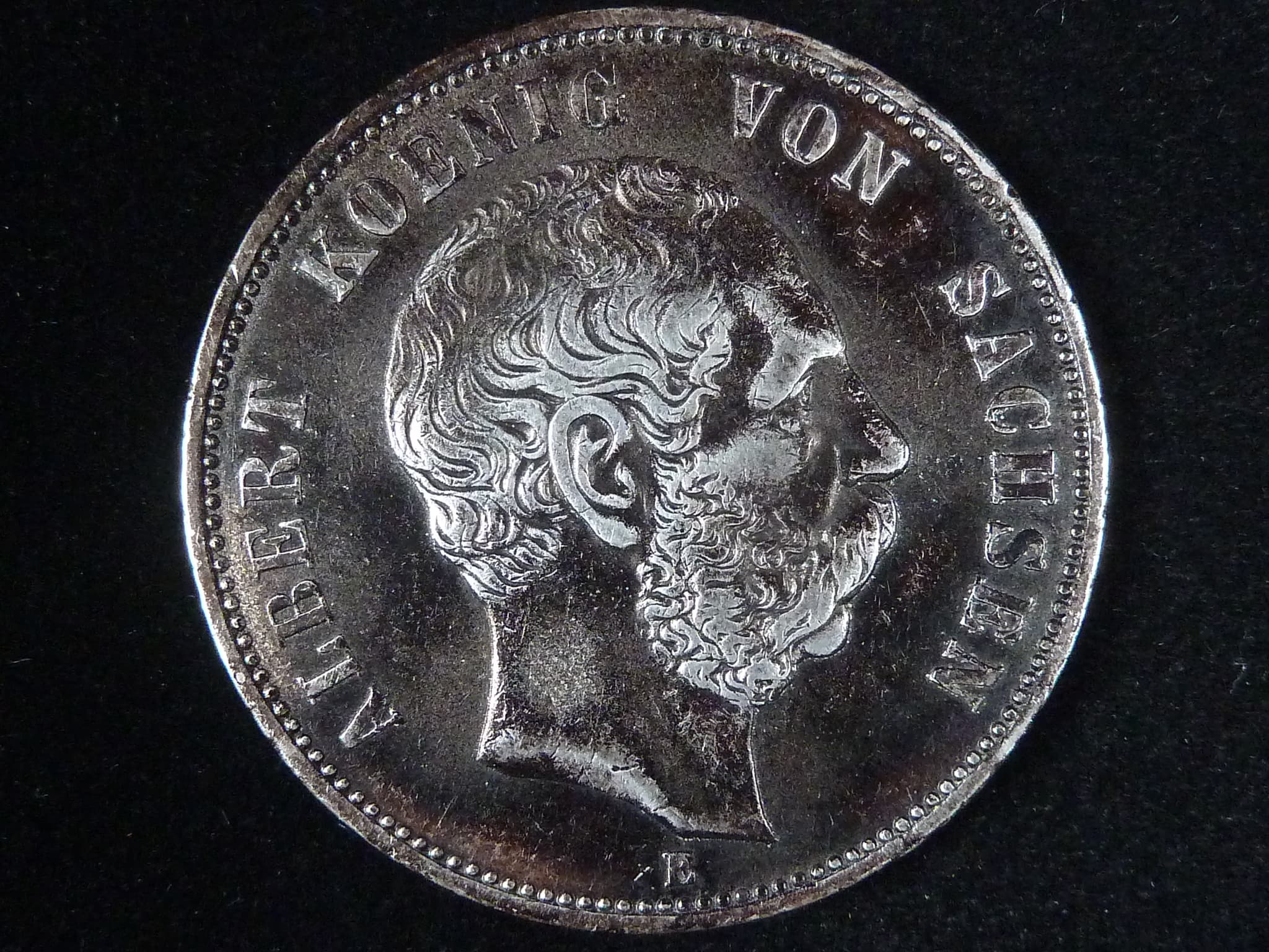 Sasko, Albert (1873-1902), 5 Mark 1889 E, J.122, KM. 1238