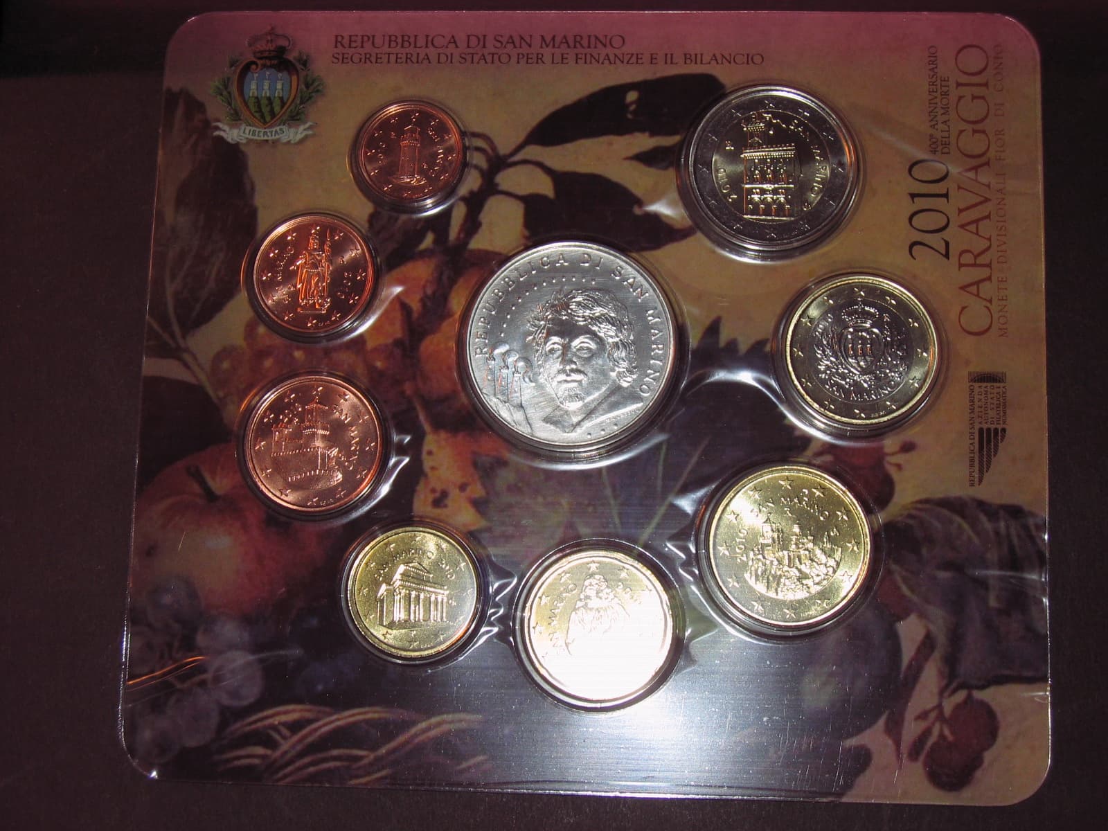 San Marino - oficielní orig. sada 2010 + pamětní 5 Euro