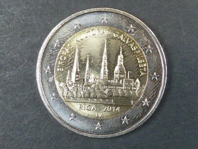 Lotyšsko 2 EUR 2014 pamětní