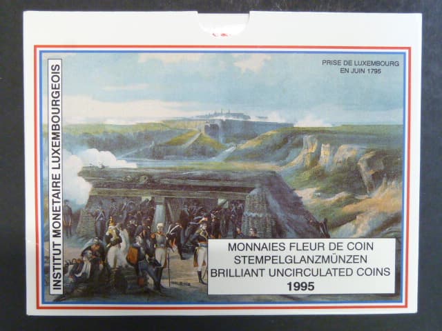 Luxemburg, oficielní sada mincí 1995