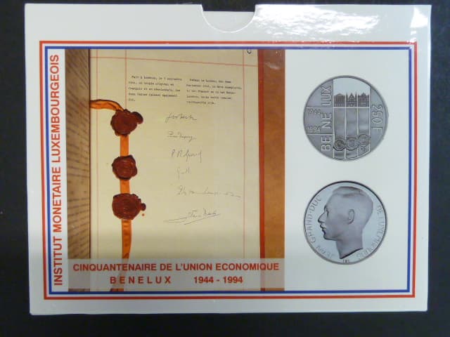 250 Frank 1994, papírový obal, bezvadná kvalita proof