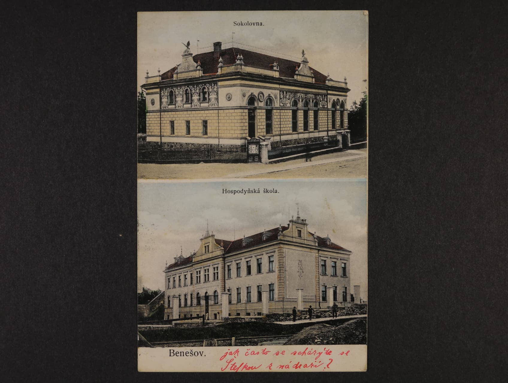 Benešov, prošlá 1909