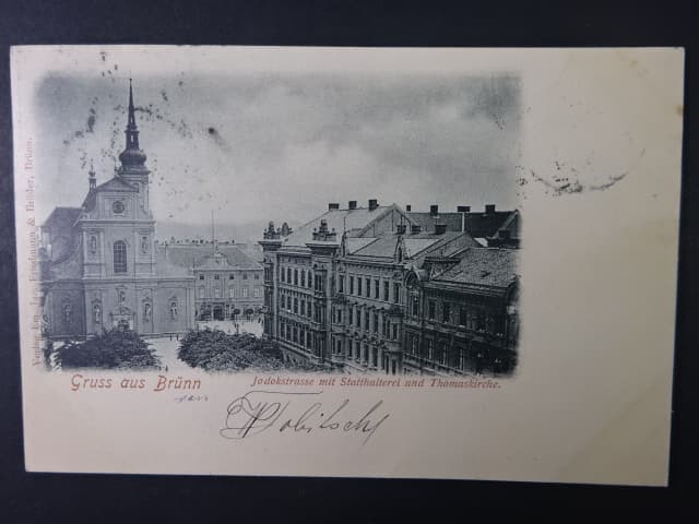 Brno - Moravské náměstí (Lažánského nám.), prošlá 1898