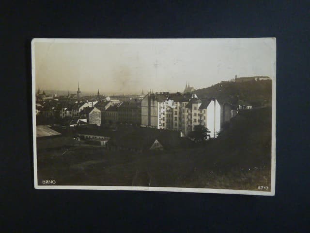 Brno - Jiráskova čtvrť, prošlá 1929, stržená zn.