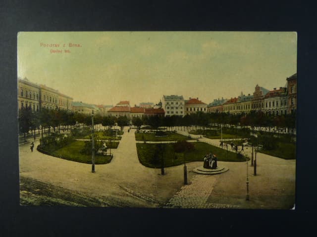 Brno - Obilní trh, prošlá 1909