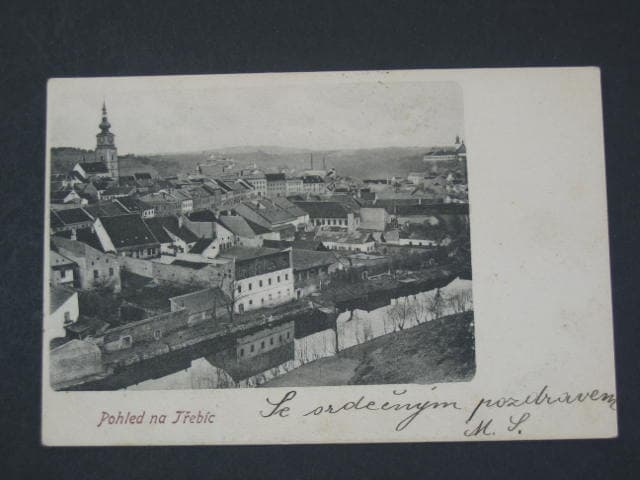 Třebíč, prošlá 1901, odpadená zn.