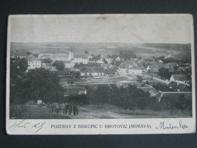 Biskupice u Hrotovic, prošlá 1905
