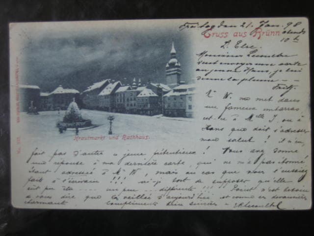 Brno, Zelný trh, prošlá 1898